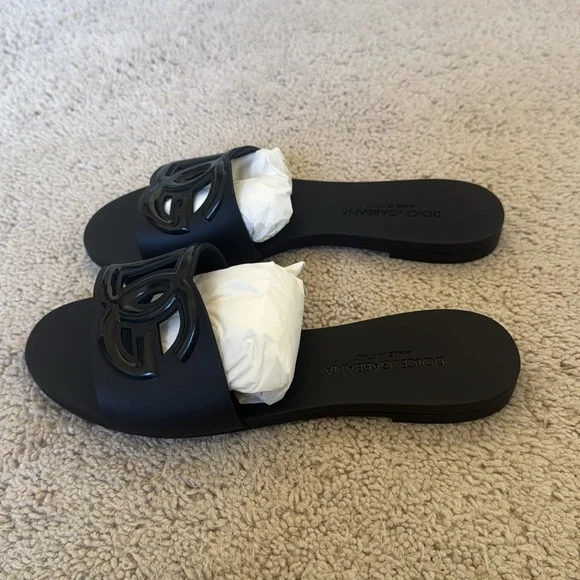 Dolce & Gabanna Bianca Rubber Sandals - Picture 3 of 6